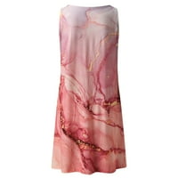 PEDORT Дамски летни рокли небрежни мини рокли от твърд цвят рокли с къс ръкав розови рокли, m