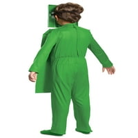 Minecraft Creeper Jumpsuit Classic Halloween Fancy-родни костюм за дете, момчета m