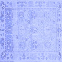 Ahgly Company Indoor Rectangle Oriental Blue Traditional Area Rugs, 2 '3'
