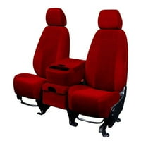 Caltrend задна разцепена пейка O.E. Капаци на седалката на велур за 2011- Nissan Quest- NS153-02RR Red Premier Insert с класическа тапицерия