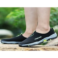 Tenmi мъжки обувки мрежести маратонки дишащи спортни обувки приплъзване на атлетични маратонки мъже Неплъзнете удобно черно 8