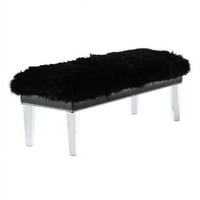 Tov мебели Tov-O Luxe Black Sheepkin Lucite Plean