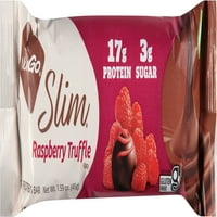 Nugo Nutrition - Slim Real Dark Chocolate Bar малини трюфел - 1. Оз