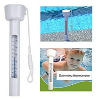 Gwong Thermometer Водоустойчив голям дисплей ABS Устойчив на басейна термометър за басейн за плувен басейн