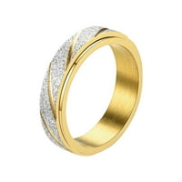 Аксесоари пръстени завой за декомпресия сплав сплав Инкрустиран кристан женски пръстен Популярен изискан пръстен прости модни бижута c
