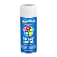 Colorplace 25000a Colorplace White Gloss Oz Paint Paint, Multi-Surface