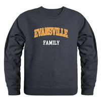 Университет на Евънсвил Лилаво Асо семейство руно екипаж пуловер суитчър
