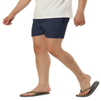 Уникални изгодни мъжки летни плажни шорти окото Подплата Шнур талията бански шорти