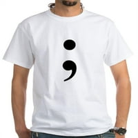Cafepress-Полуколонска бяла тениска-Мъжки класически тениски