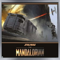Междузвездни войни: Мандалорският сезон - Плакат на бойната стена на TIE, 14.725 22.375