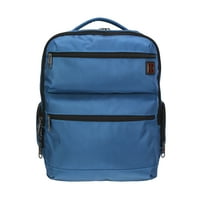 Швейцарска технологична раница за пътуване с багаж през ръкава, синя