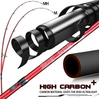 Sougayilang Rishing Rods Секции M MH Power Ma Drag 10kg Султрална въглеродна влакна Pike Spinning and Casting Rod
