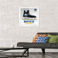Buffalo Sabers - Плакат за капково скейт, 14.725 22.375