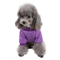 Домашни кучета дрехи кучешки пуловер меко удебеляване топла кучета кучета риза зимен кученце пуловер за кучета