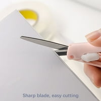 xinqinghao сгъваеми писалки ножици студент по изкуство за рязане на хартия малка хартия за рязане мини ножици Ръководство за керамичен кокниф с многоцветни