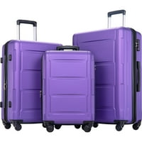 Разширяващ се багаж за багаж на въртящи се колела Аб. Лек куфар с TSA заключване