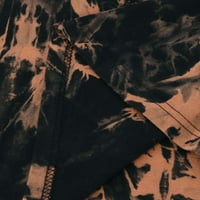 Небрежни върхове за жени ресни върхове Корсет върхове Модерни върхове ризи от печат кръгла тениска с къс ръкав