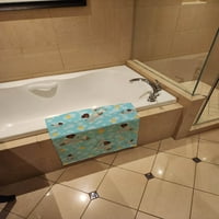 Шоколадов дакел във вана кърпа за баня голяма