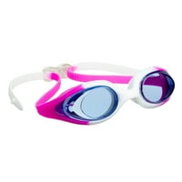 Долфино младежки Чалънджър плуване очила-лилаво и бяло с тонирани лещи