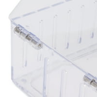 Термостатна заключваща кутия, лесен монтиран голям термостат прозрачен капак широко използван прозрачен премиум акрилна температура стабилност за термостат на стената