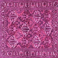 Ahgly Company Indoor Rectangle Персийски розови традиционни килими, 8 '10'