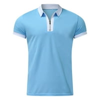 Мъжки риза голф риза ретро цвят контраст на открито улица с къси ръкави за копче за печат облекло за моден дизайнер на небрежен дишащ