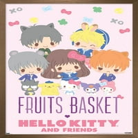 Плодови кошници Hello Kitty and Friends - Group Wall Poster, 22.375 34 рамка