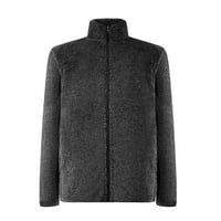 Gasue Men's Multiphuncal Winter Waterproof Jacket Inner Liner Дишащ топъл свободен дълъг ръкав палта класически открити якета за пътуване тъмно сиво, 3XL