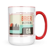 Неонблондинка САЩ реки Бриер река - Грузия чаша подарък за любителите на кафе чай