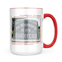 Neonblond в памет на моя Buttercup R.I.P Подарък за халба за любители на чай за кафе