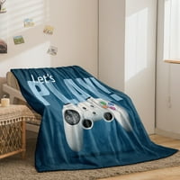 Геймпад модел одеяло уютен лек печат хвърлят одеяло за легло диван деца пътуване къмпинг
