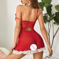 Anuirheih Коледа жени бельо комплекти секси раси на бельото за подправки подправки Изкушение бельо+гащи в продажба