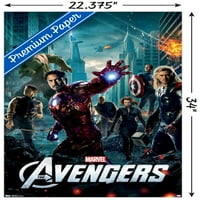 Marvel Cinematic Universe - Avengers - Плакат за стена на един лист, 22.375 34