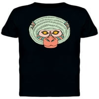 Тениска от племенни изкуства с жълти очи маймуна мъжете -изображения от Shutterstock, мъжки големи