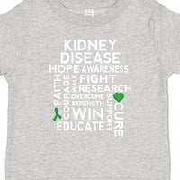Мастически бъбречна болест Информира за осведоменост Месец подарък за малко дете или тениска за момиче