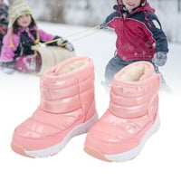 Топли зимни ботуши Деца зимни обувки Модни водоустойчиви без плъзгане Дръжте топли снежни ботуши за момчета Girlspink 22