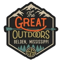 Belden Mississippi страхотният дизайн на външния дизайн винилов стикер