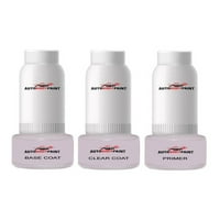 Докоснете Basecoat Plus Clearcoat Plus Primer Spray Paint Kit, съвместим със Silverstone II Metallic BMW
