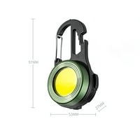 Hesroicy Pocket Light Акумулаторна ултралека многофункционална регулируема магнитна отварачка за отваряне на бутилка HAMMER HIGH LUMENS LED лампа за ключодържатели за къмпинг