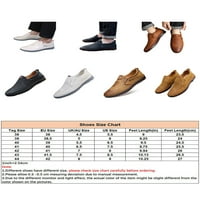 Lumento Men Loafers Slip on Lavual Shoes Classic Flats Леки рокли Обувки Party Dully Out Comfort White-Kollow Out 8