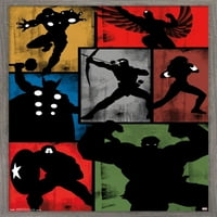 Marvel Comics - Avengers - опростен плакат за стена на мрежата, 22.375 34