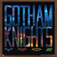 Комикси Gotham Knights - Logos Wall Poster, 22.375 34 Framed