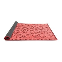Ahgly Company Indoor Round Персийски червени традиционни килими, 3 'кръг