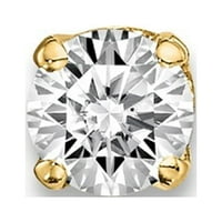 Auriga 14k жълто злато 0,17ct с единични диамантени шпилки обеци за жени
