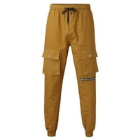 Аайометни мъжки джоггери товарни панталони с много небрежни цветни талии мъжки джобове мъжки товарни панталони