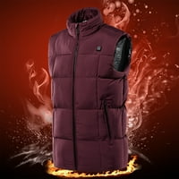 Creativearrowy отоплителна жилетка за мъже Зимно топло без ръкащо яке моден палто размер m-5xl зони отопление USB зареждане