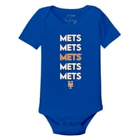 Детско мъничко Reroip Royal New York Mets подредени боди