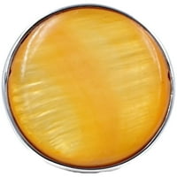 Голяма майка на перла бутон форма жълт пръстен