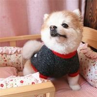 Рудено куче пуловер еластично пуловер куче яке палта кучешки дрехи пуловери за малки средни кучета