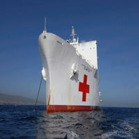 Командният болничен команден болничен кораб USNS Comfort Poster Promp от Stocktrek Images